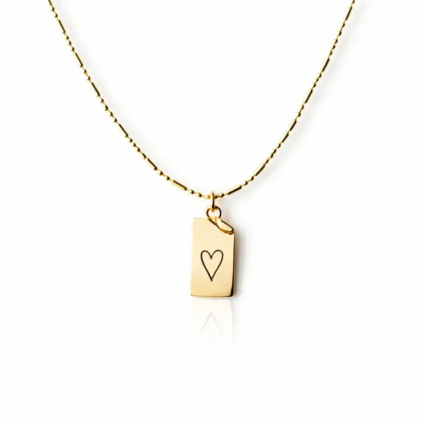 lenny & eva gold storytellers  heart necklace...mother