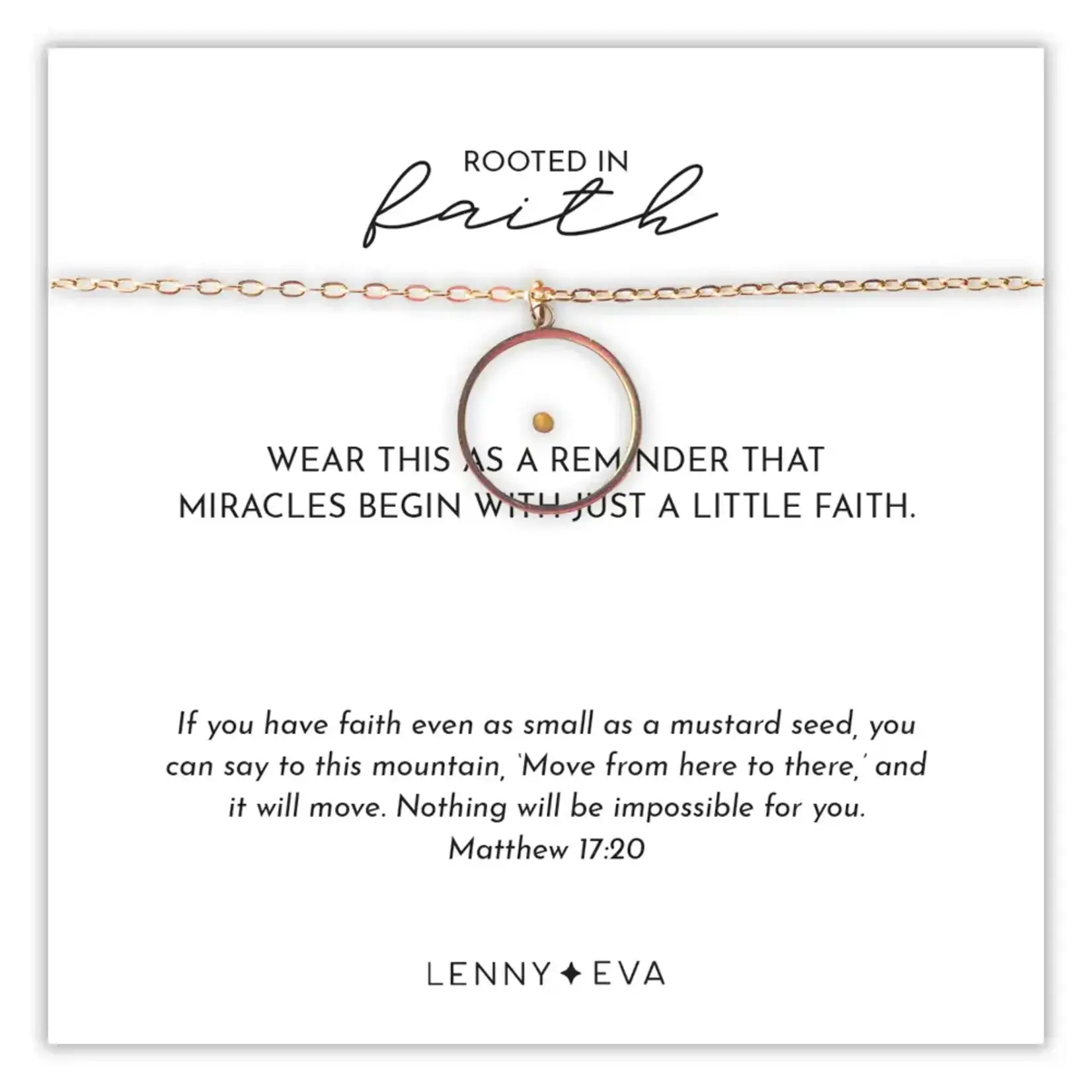 lenny & eva rooted in faith necklace