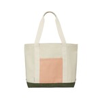 birdling bags moss & pink basic tote