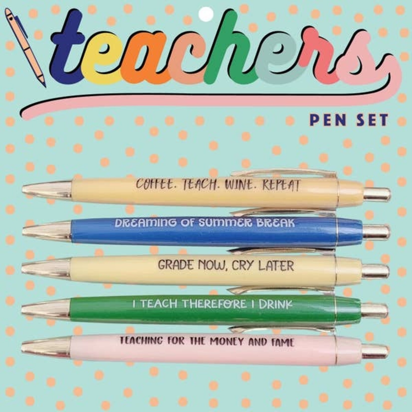fun club teacher pen set