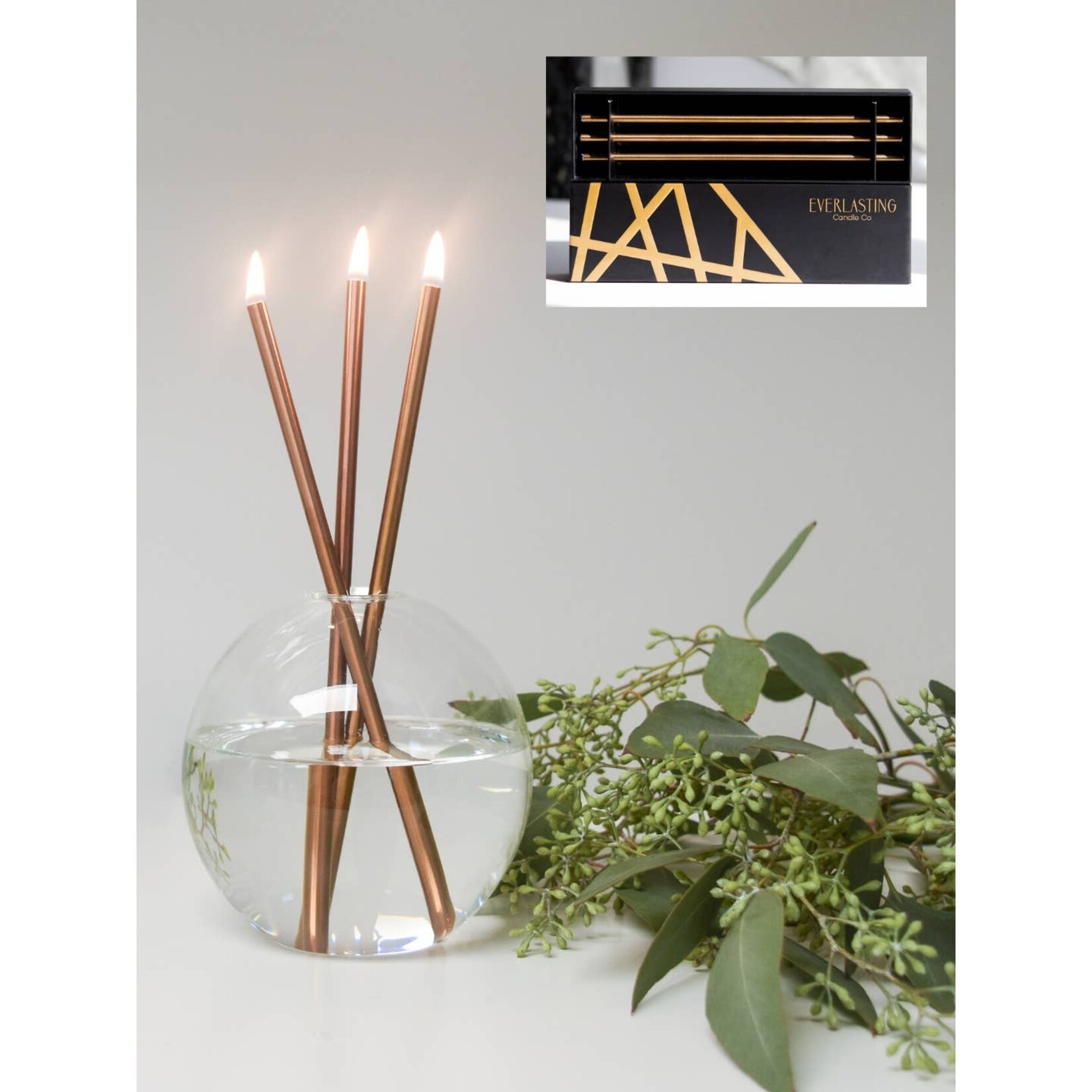 everlasting candle co. champagne candles