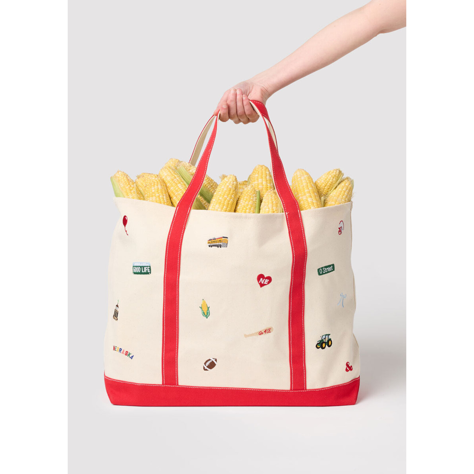 alice & wonder nebraska tote bag