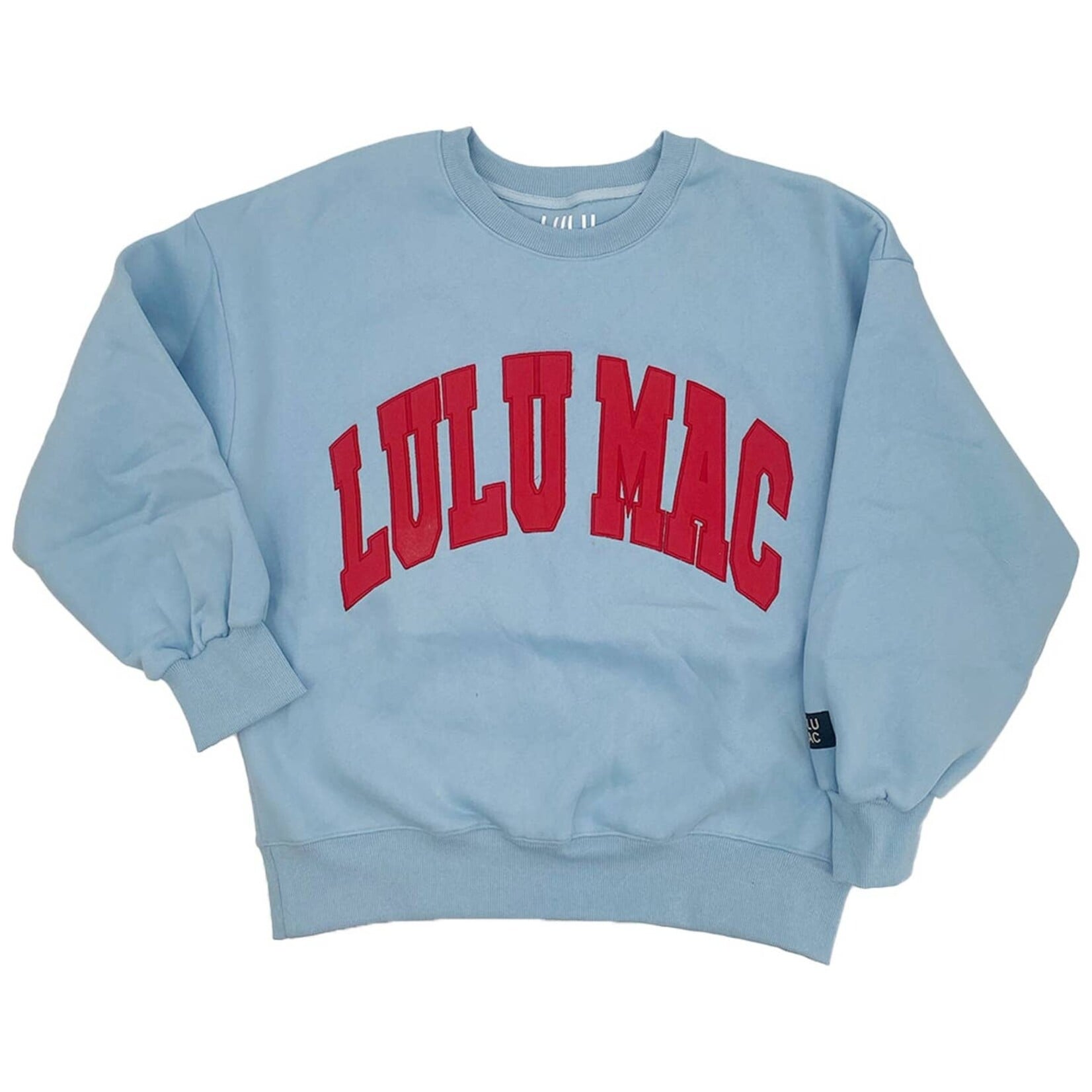 lulu mac baby blue lulu sweatshirt
