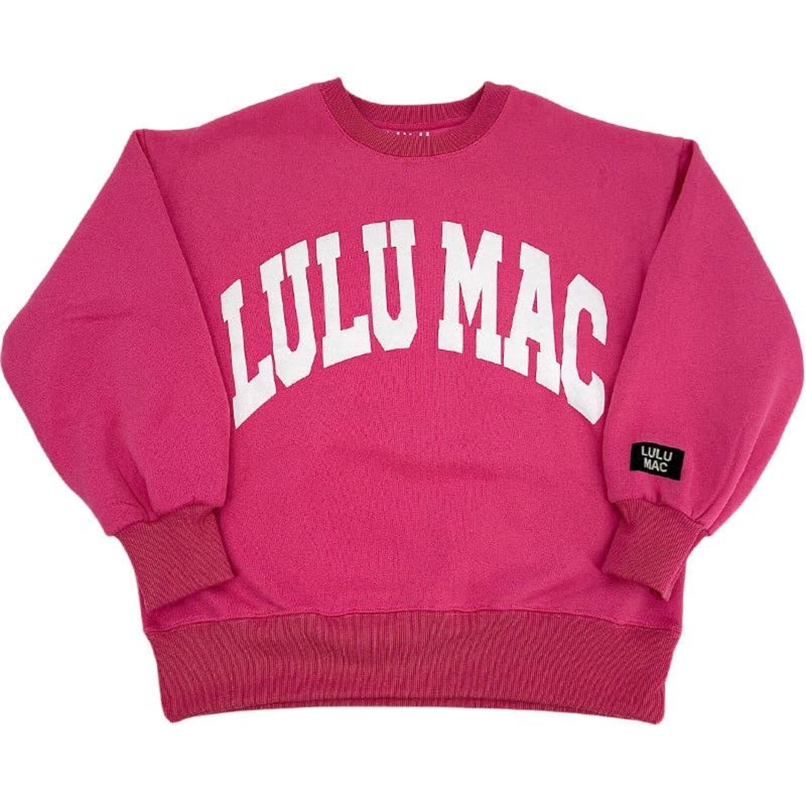 lulu mac hot pink lulu sweatshirt