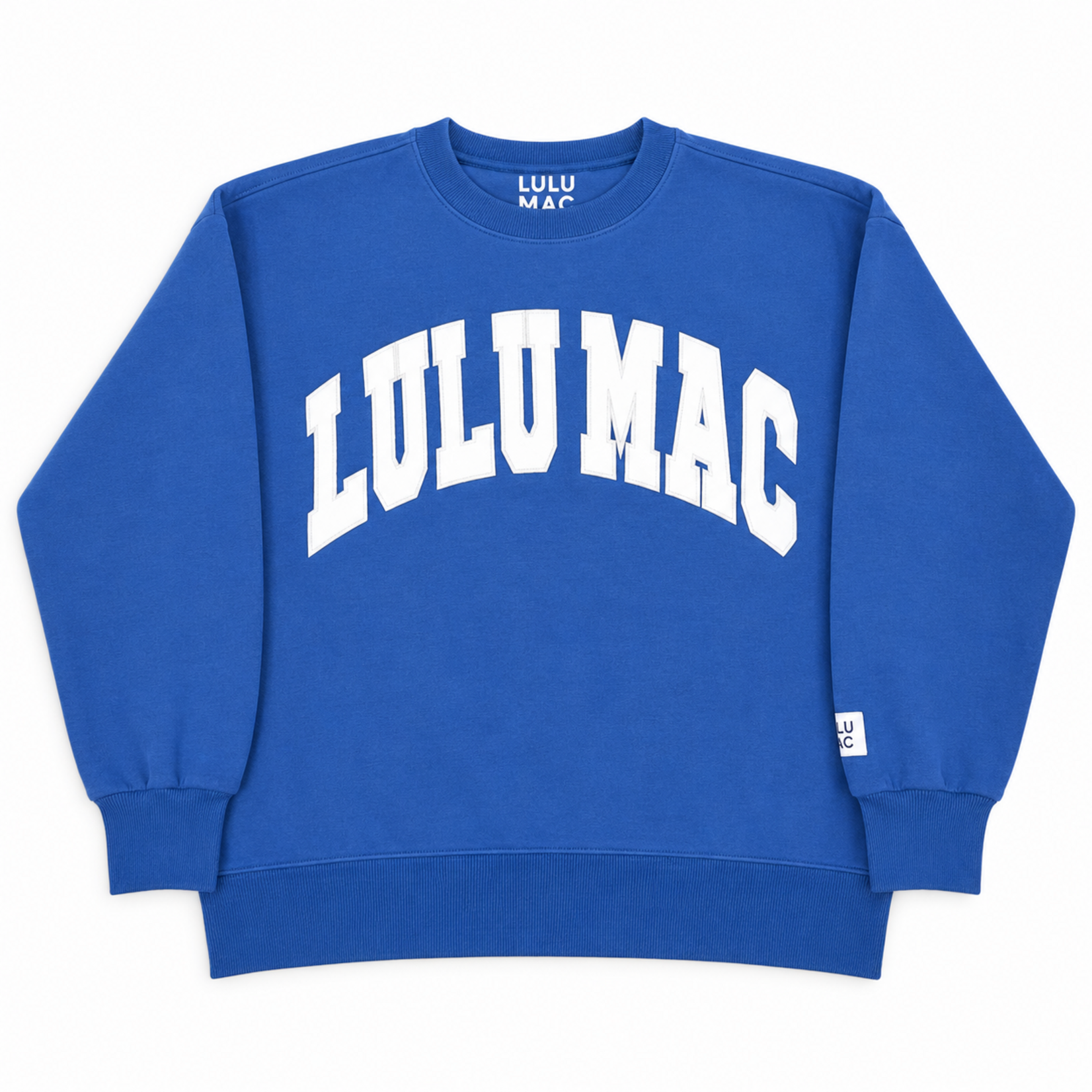 lulu mac royal blue lulu sweatshirt