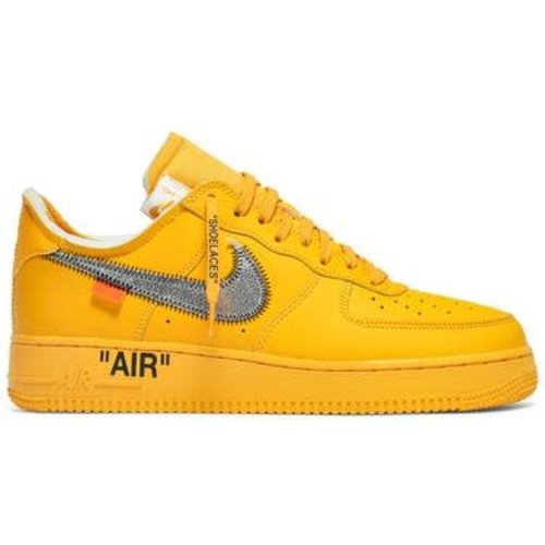 nike air force off white university gold