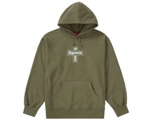 supreme hoodie cross logo