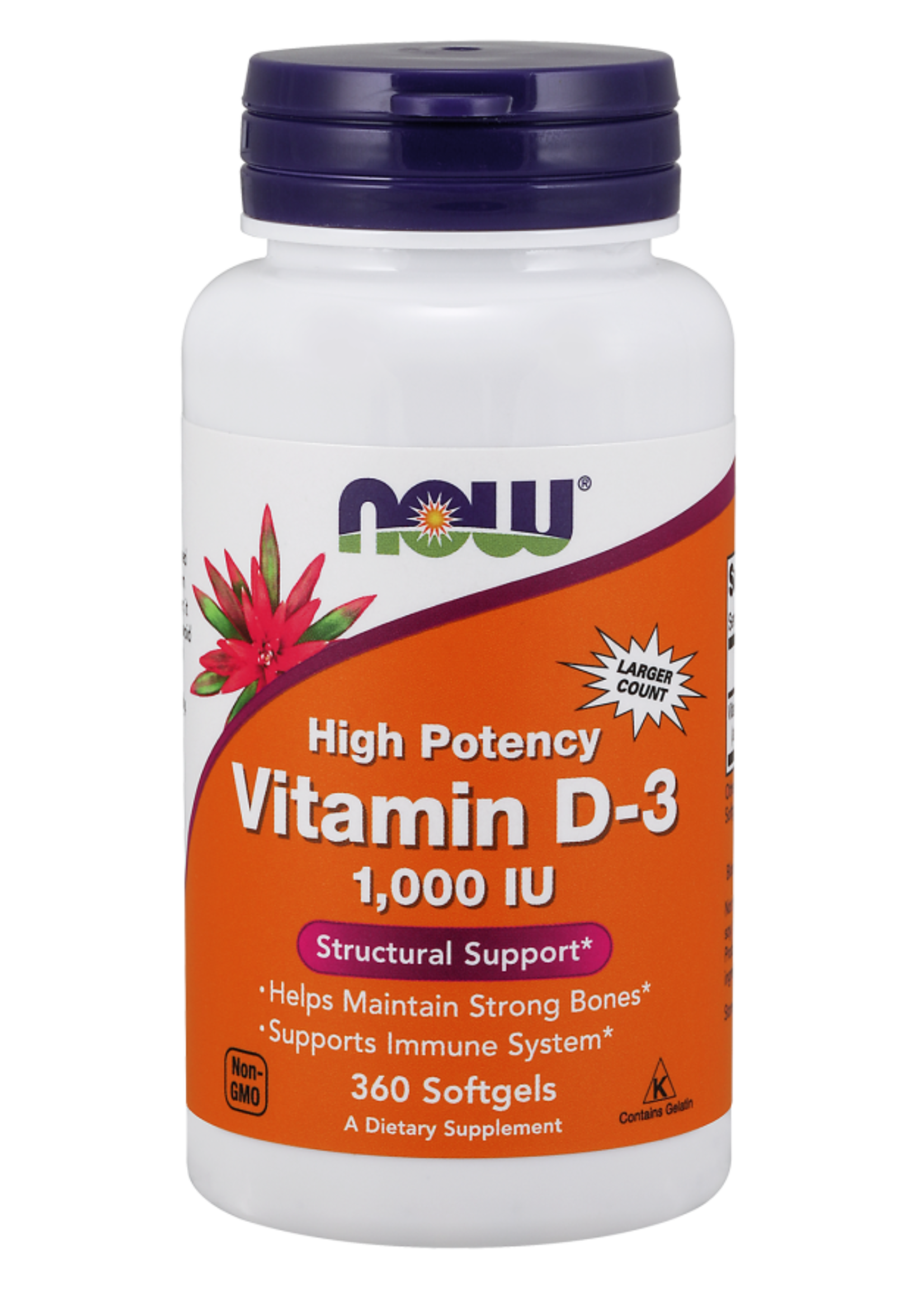 D-3 360softgels 1000IU