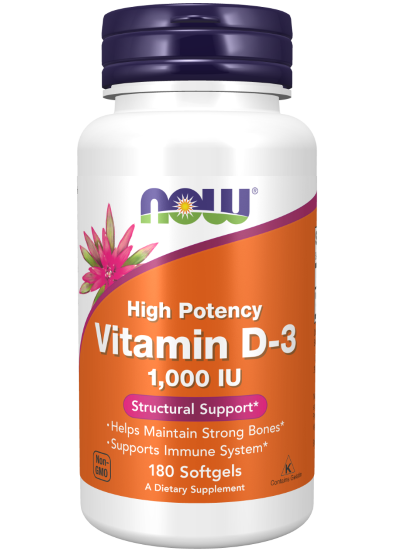 D-3 180 softgels 1000iu