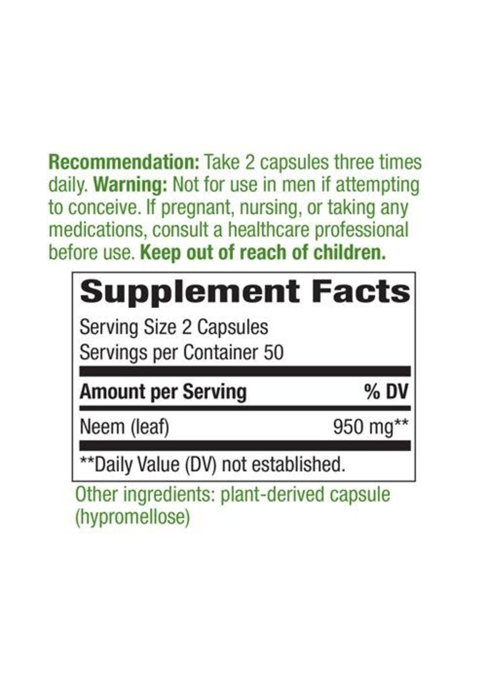 Neem 100caps