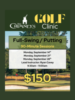 Full-Swing & Putting Golf Clinic Series - 9/14, 9/21, 9/28