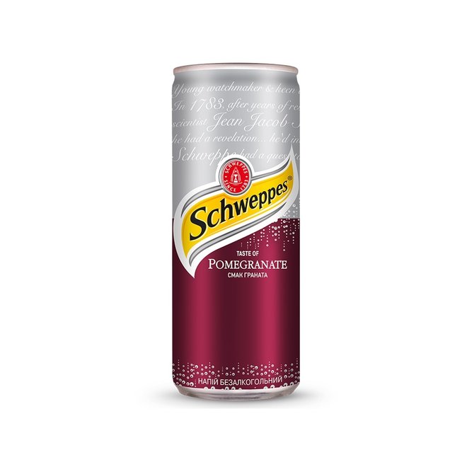 Schweppes Pomegranate 330ml Ukraine