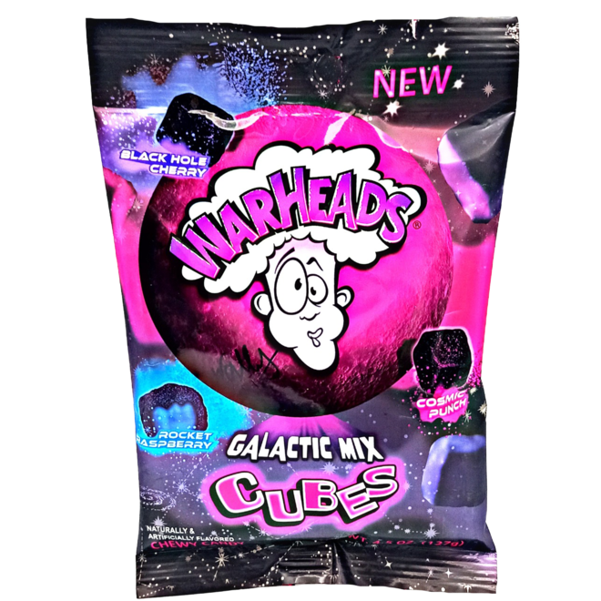 Warheads Ooze Galactic Cubes 127 g