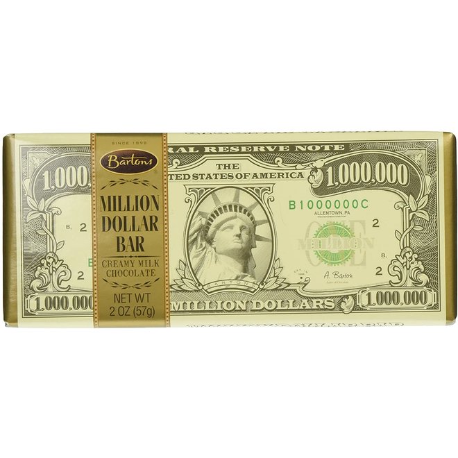 Barton Million Dollar Milk Chocolate Bar