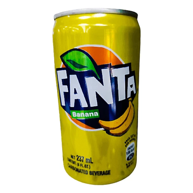 Fanta  Can Mini Banana 237 ml