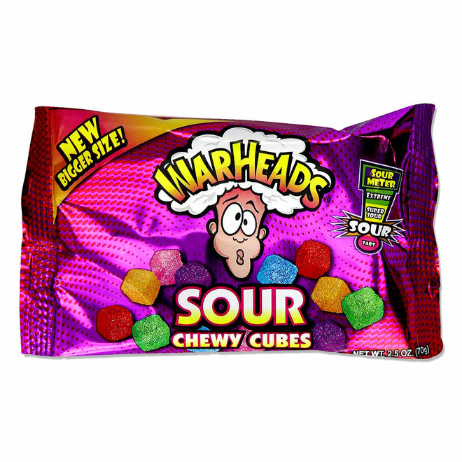 Warheads Sour Chewy Cubes 70 g