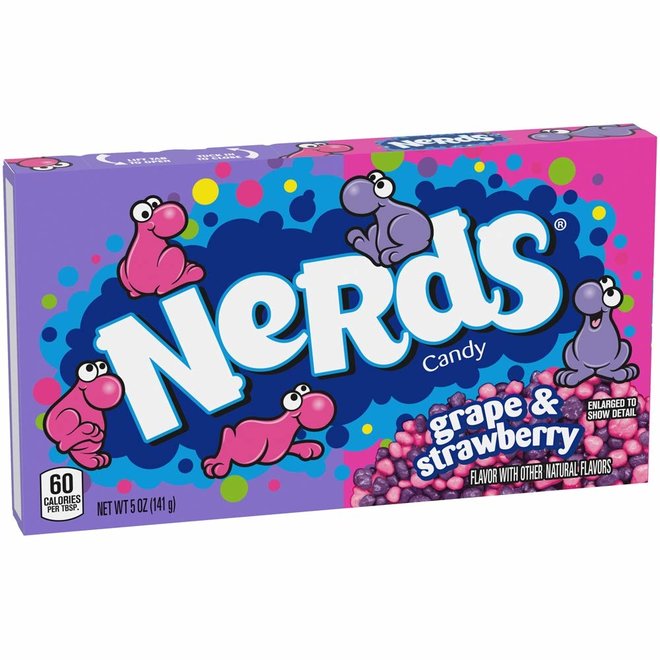 Wonka Nerds Grape Strawberry Theater Box 142g