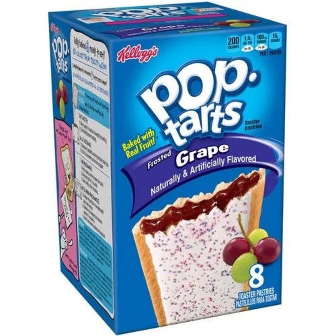 Pop Tarts 384g (Boite de 8 Toaster) - Frosted