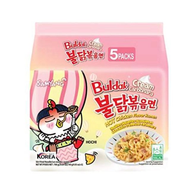 SamYang Buldak Ramen  Cream Carbonara unité 130 g