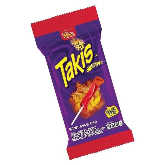 Vero Takis Fuego  Lollipop