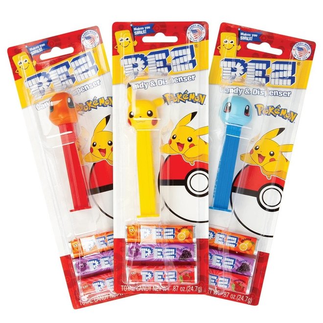 PEZ Blister Pokemon Assortment USA