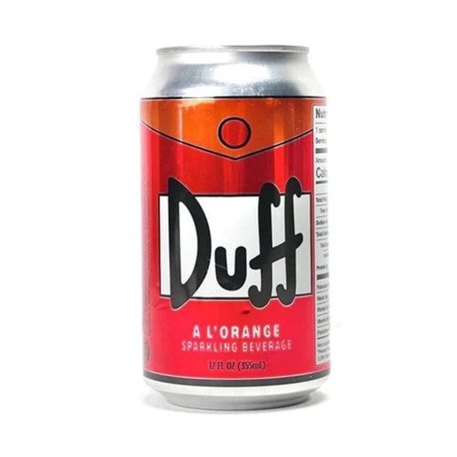 Duff Cans Orange Sparkling Drink