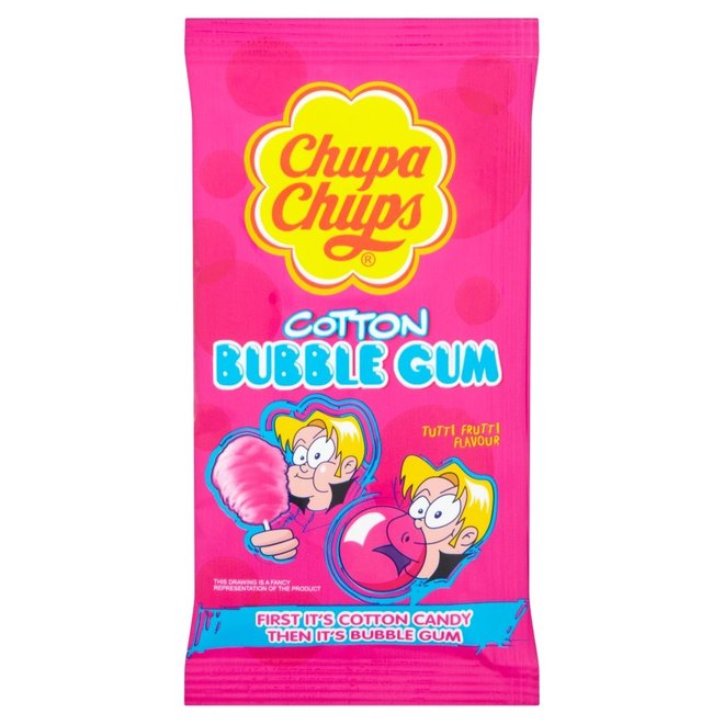 Chupa Chups Cotton Bubble Gum UK 11g
