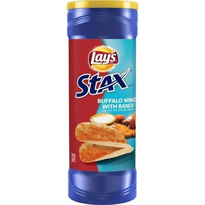 Chips Lay's Stax Buffalo Wings With Ranch