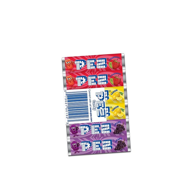 PEZ Refills Rolls Original Fruit Candy (6-pack)