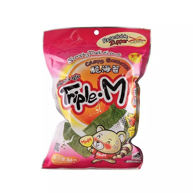 Triple M Crispy Seaweed 36g