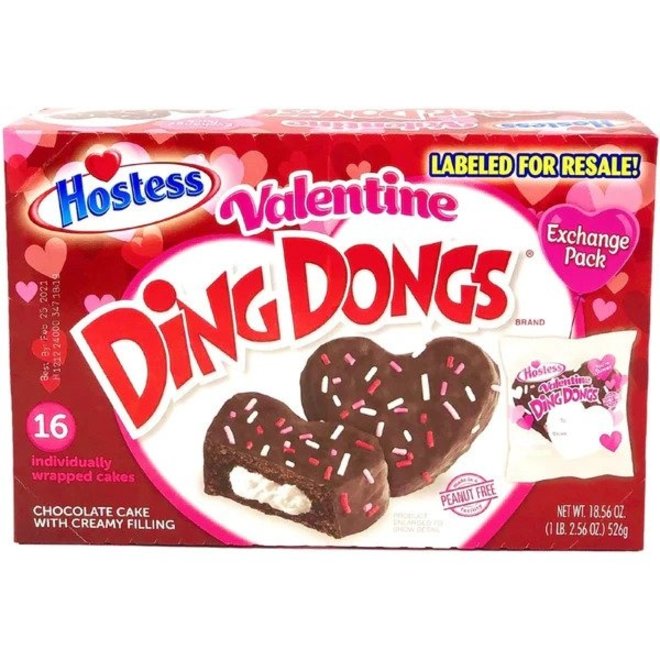 Hostess Ding Dongs Valentine Hearts