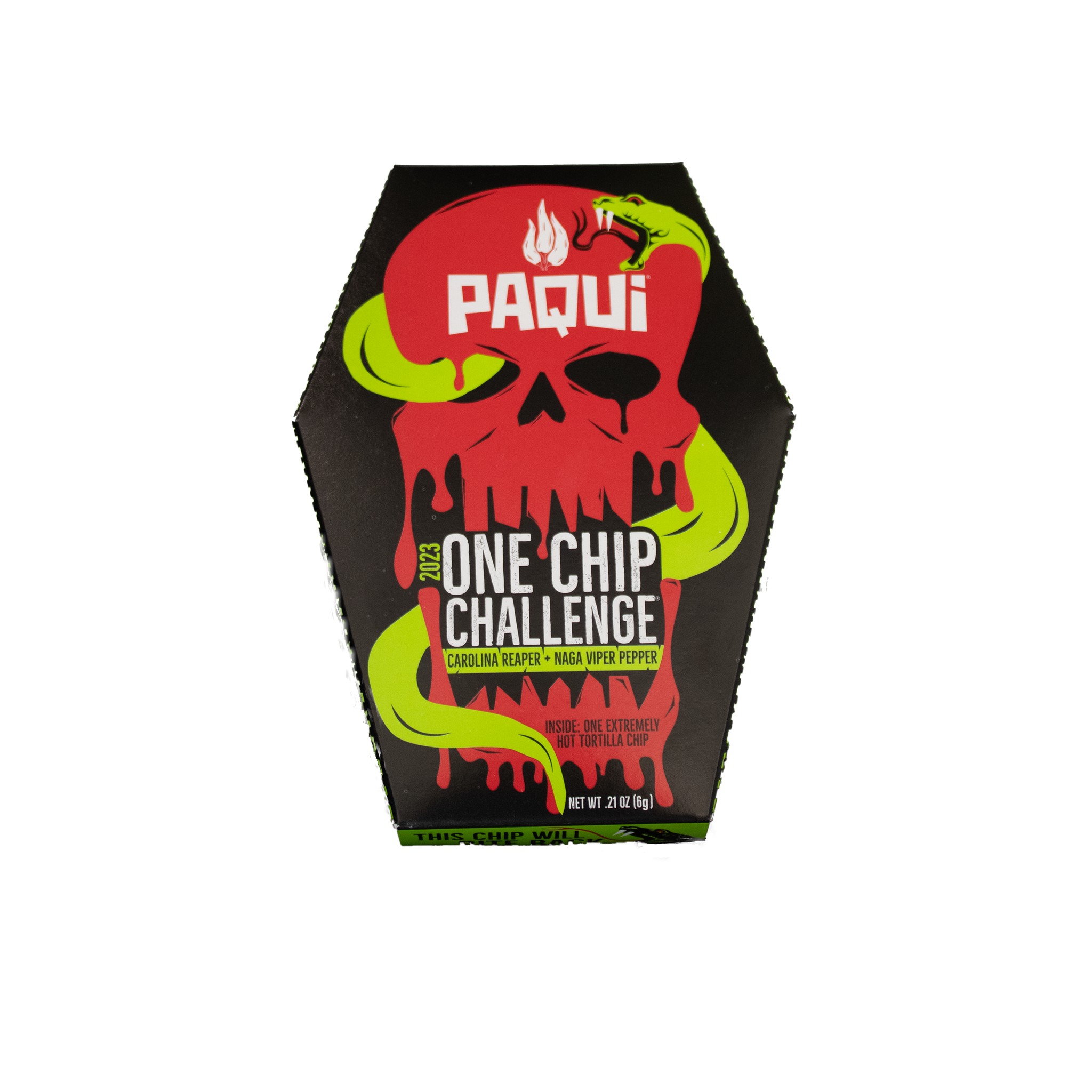 Paqui One Chip Challenge 2023 Carolina Reaper + Naga Viper Pepper
