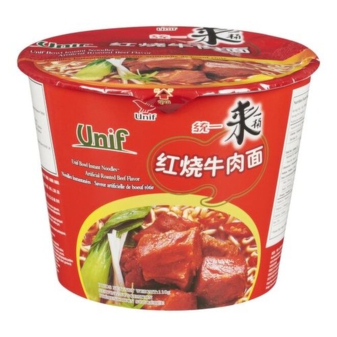 Unif Bowl Noodle Beef with Sauerkraut Flavor