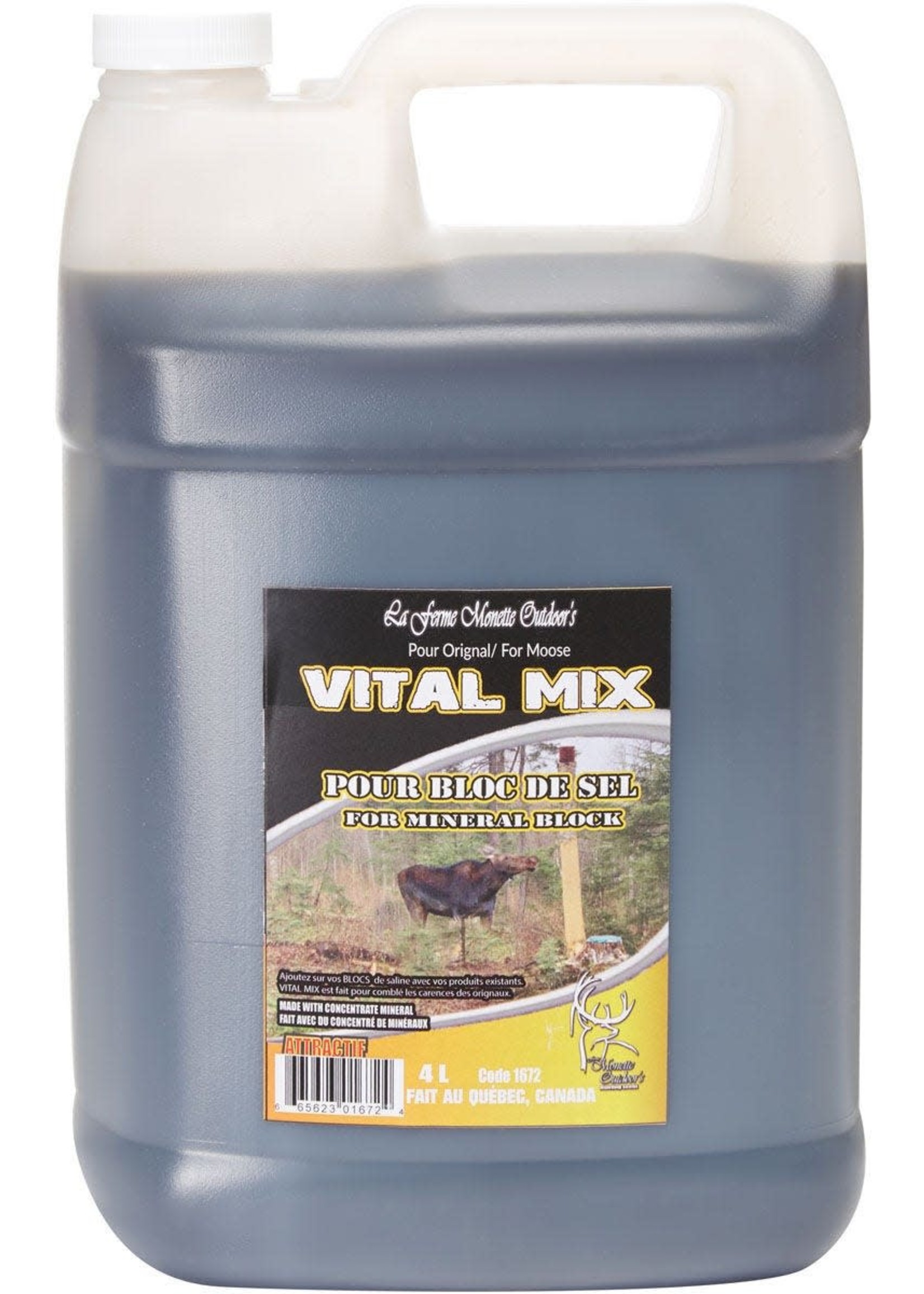 Ferme Monette VITAL MIX  pour orignal 4 L / 4 cp