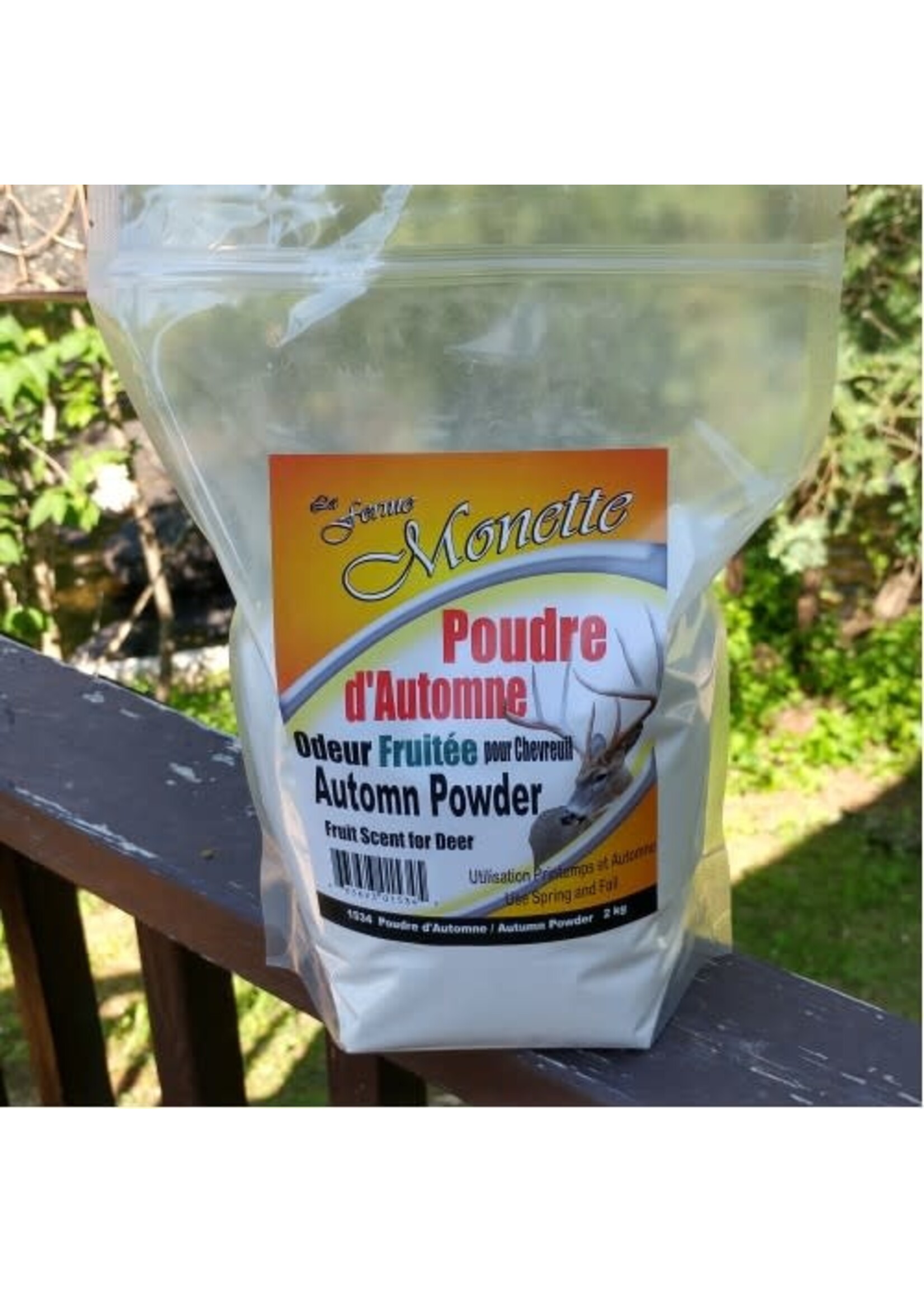 Chevreuil 1534 Poudre d'automne odeur fruité 2 kg