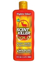 Wildlife Research Center scent killer gold body wash and shampoo