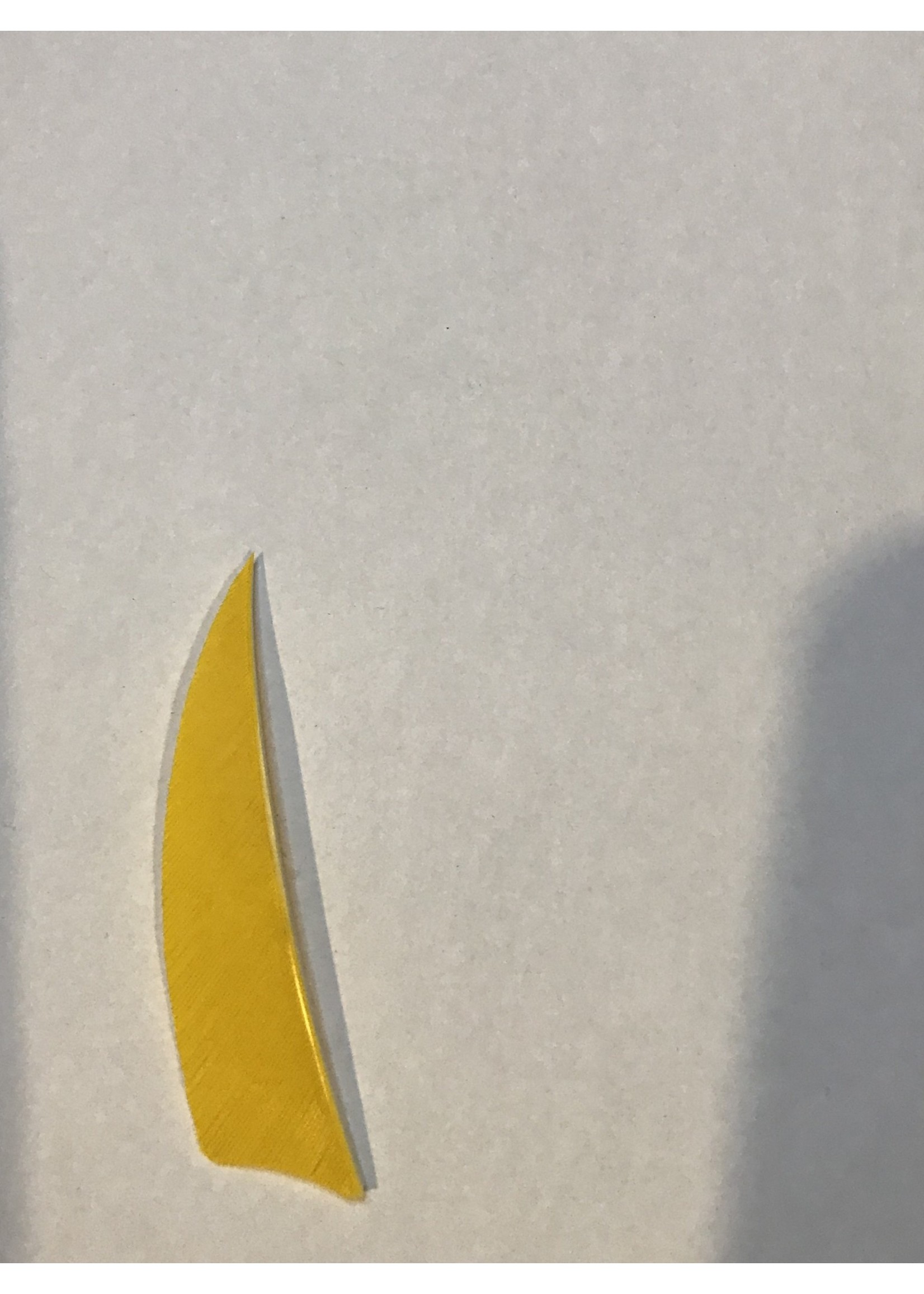 Ozark Shield Cut 3" Solid Color Feathers - Right Wing - Dozen