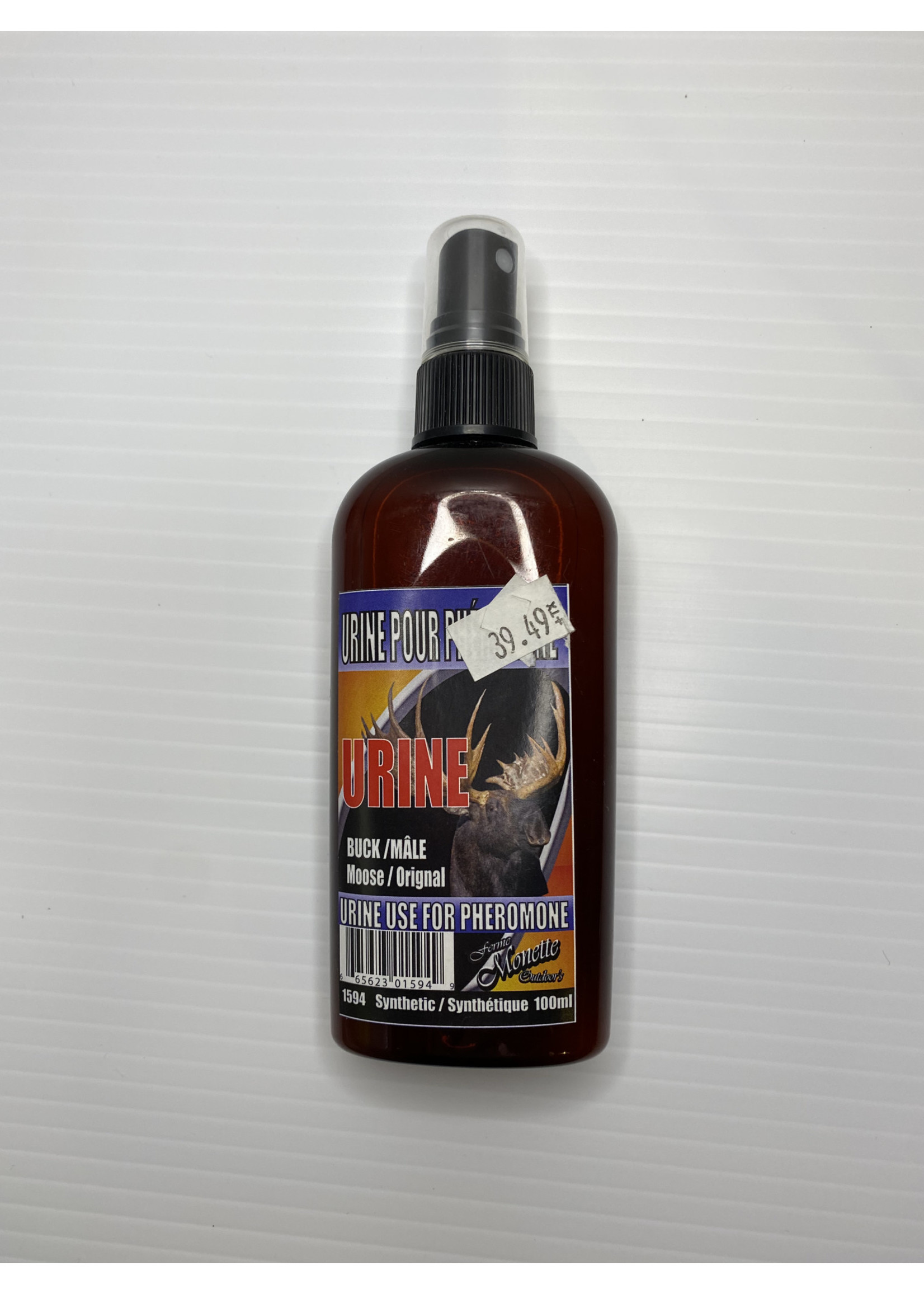 Ferme Monette Urine use for pheromone Buck moose 100ml
