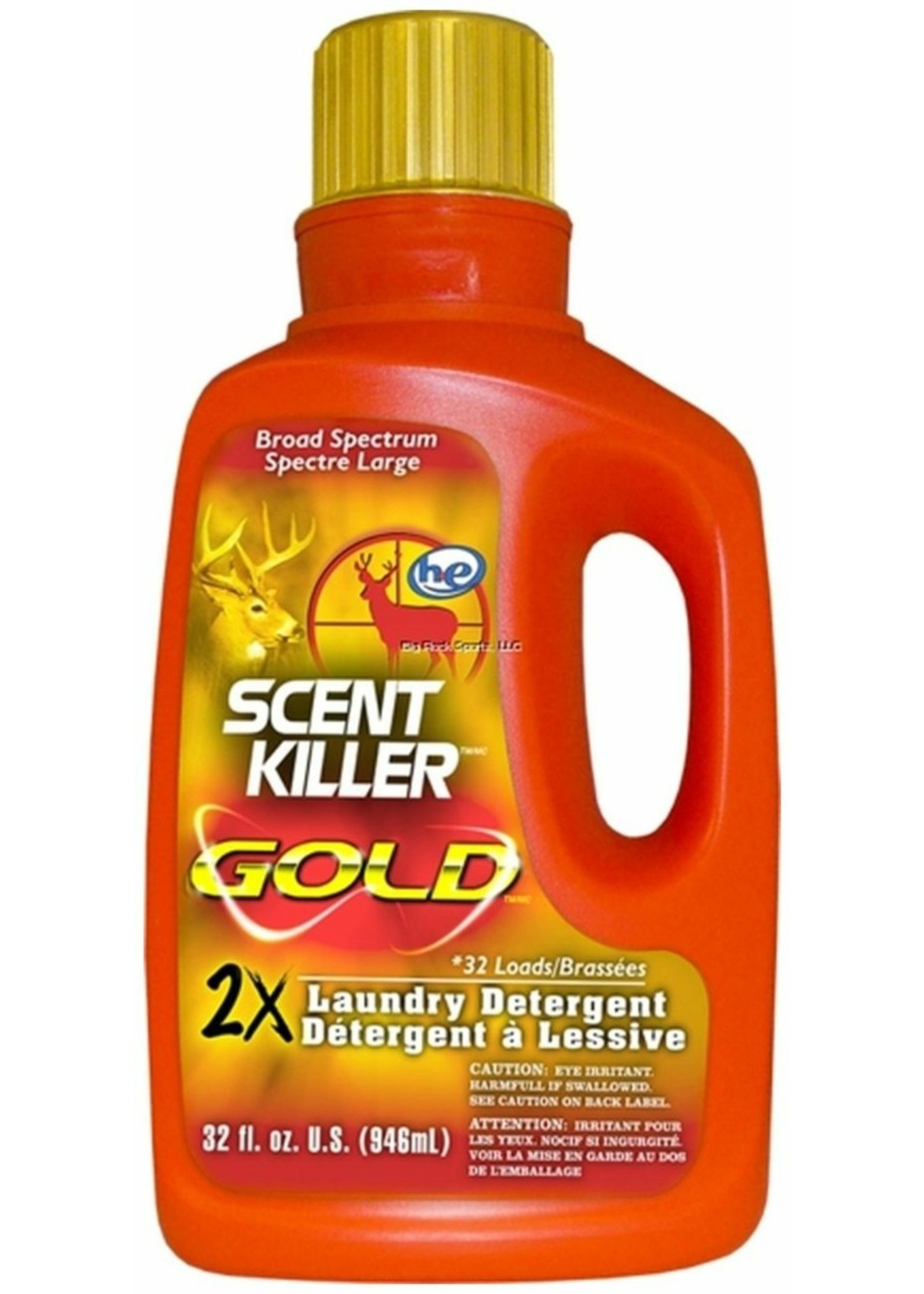 Wildlife Research Center scent killer gold laundry detergent