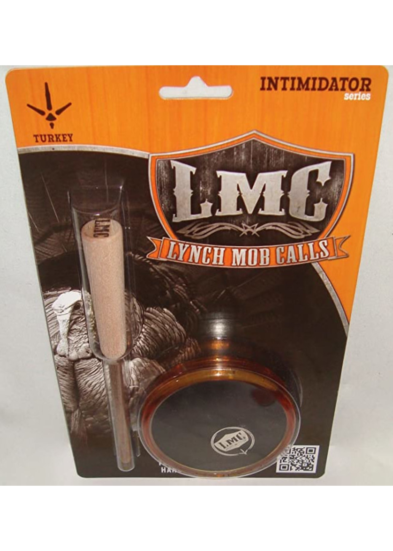 LMC Intimidator Turkey Pot Call and Hardwood Striker Aluminium over Slate