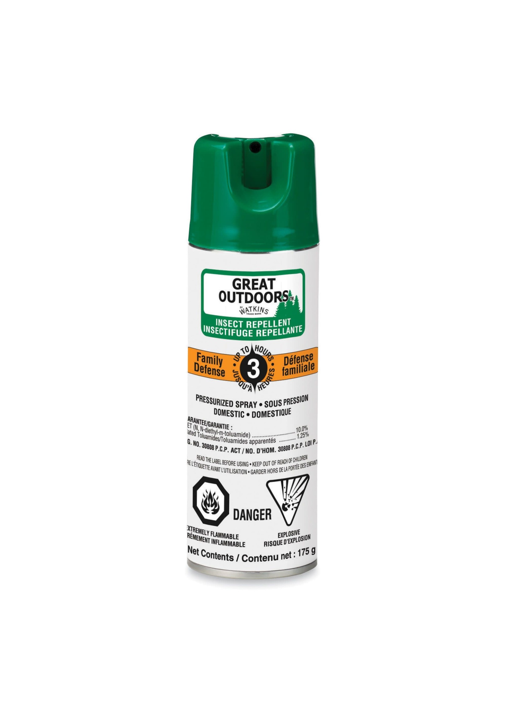 Great Outdoors Insect repellent spray family  175g.