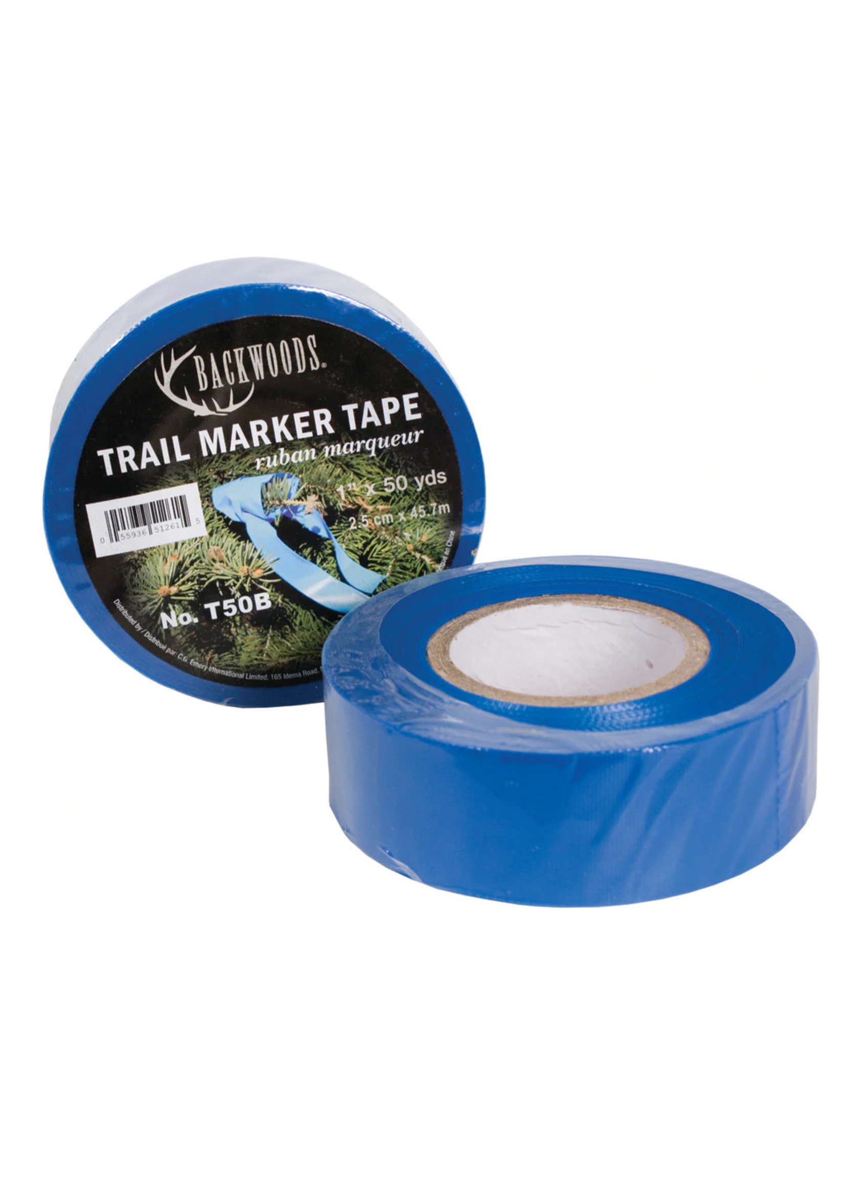 Backwoods trail marker tape blue