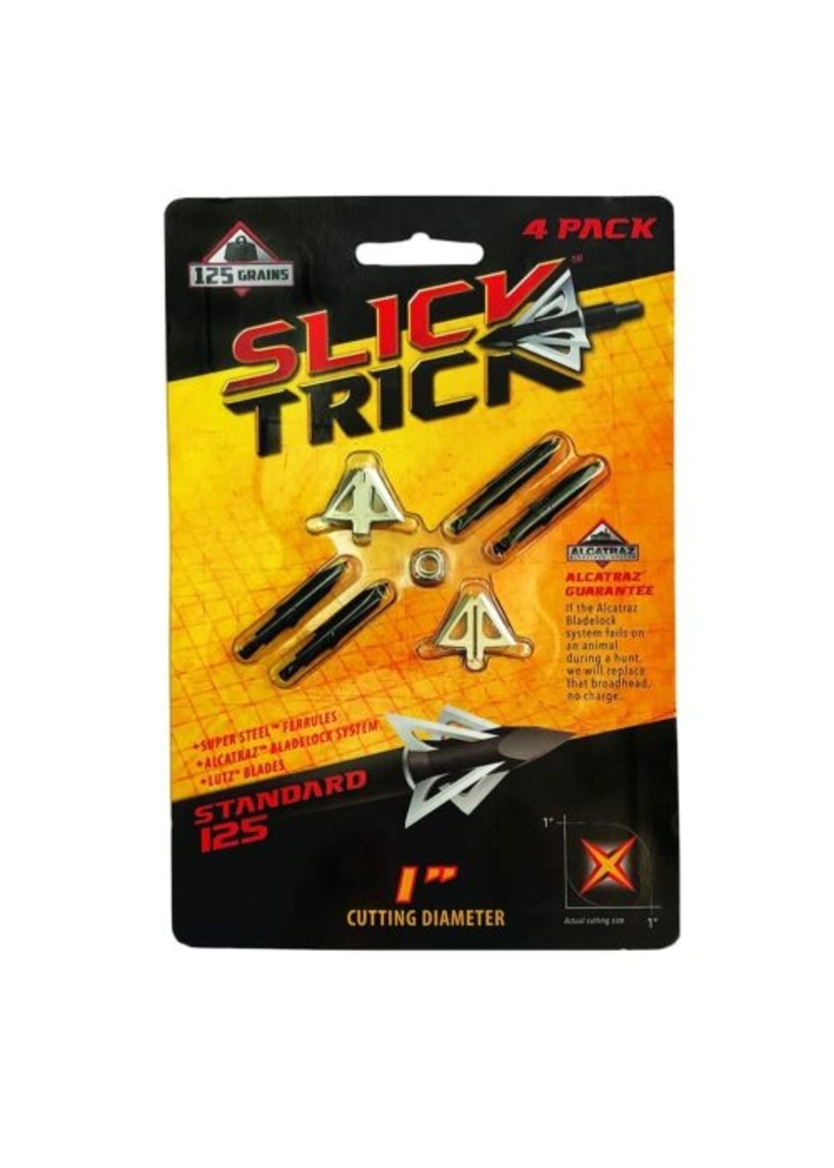 Slick Trick Standard 125gr. pointes de chasse - Paquet de 4