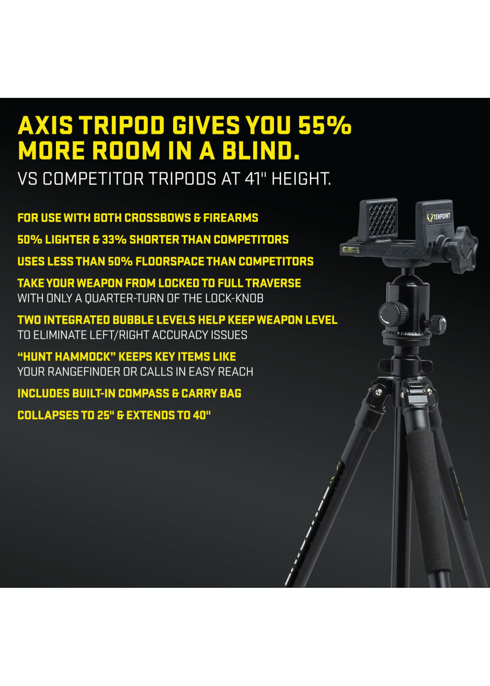 Tenpoint hca-038 axis tripod