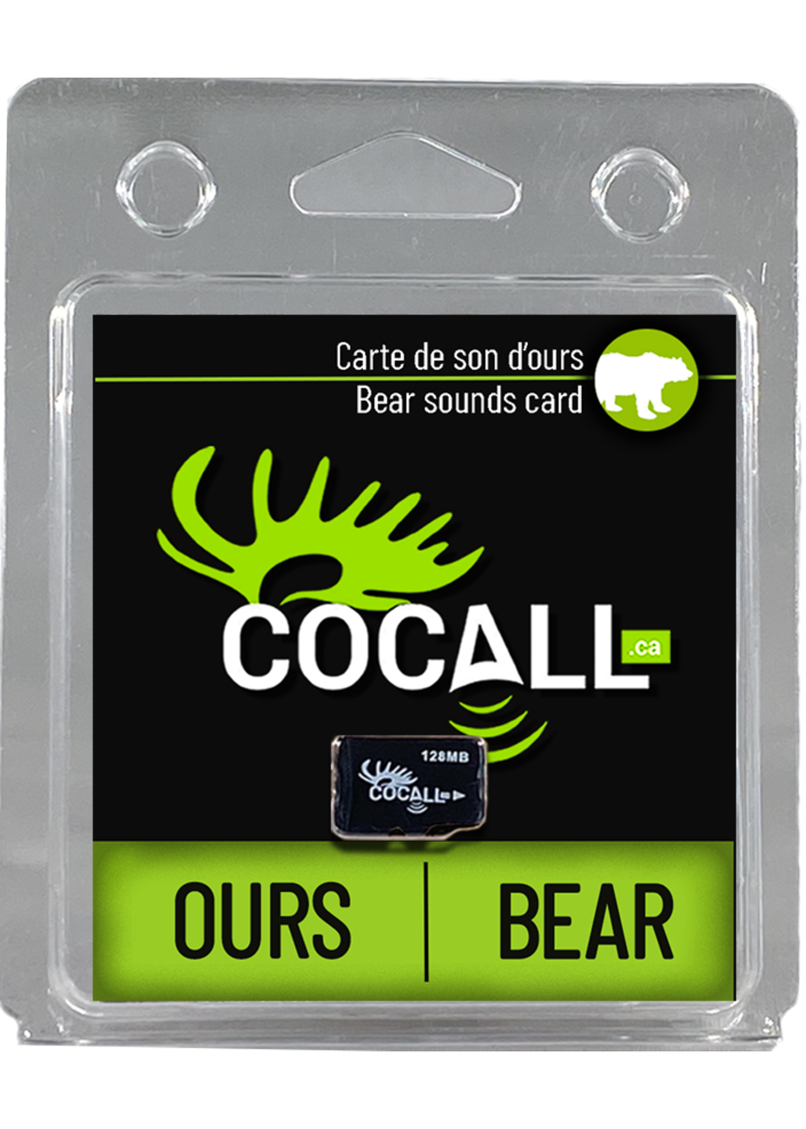 Cocall Carte de sons d’ours noir