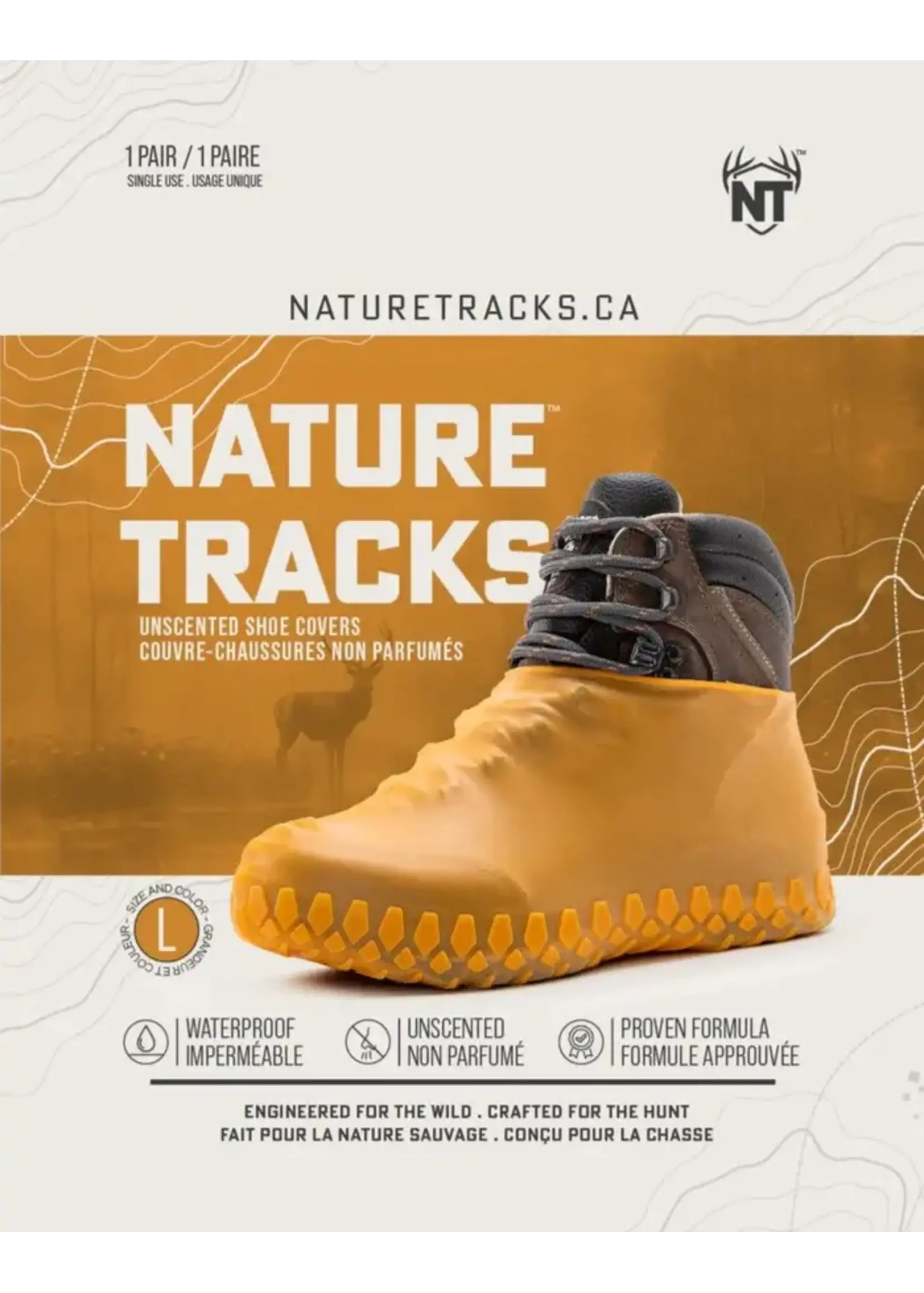 Nature Tracks Scented Rubber Shoe Covers: Vanilla, Anise, and Unscented