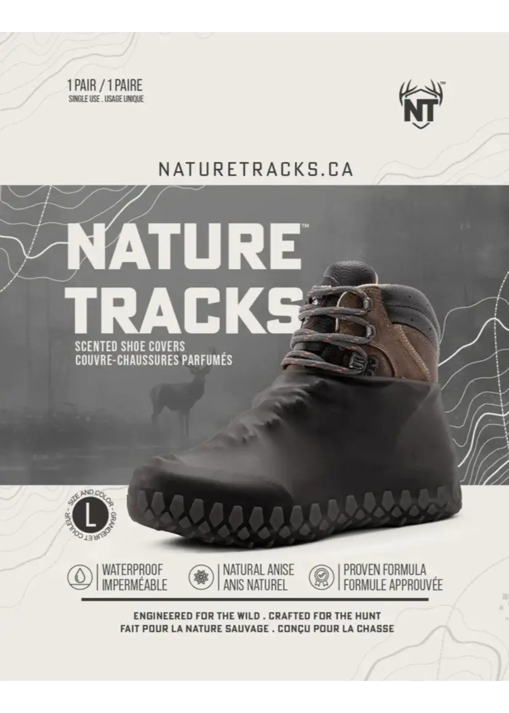 Nature Tracks Couvre-chaussures en caoutchouc parfumés Nature Tracks : vanille, anis et non parfumés