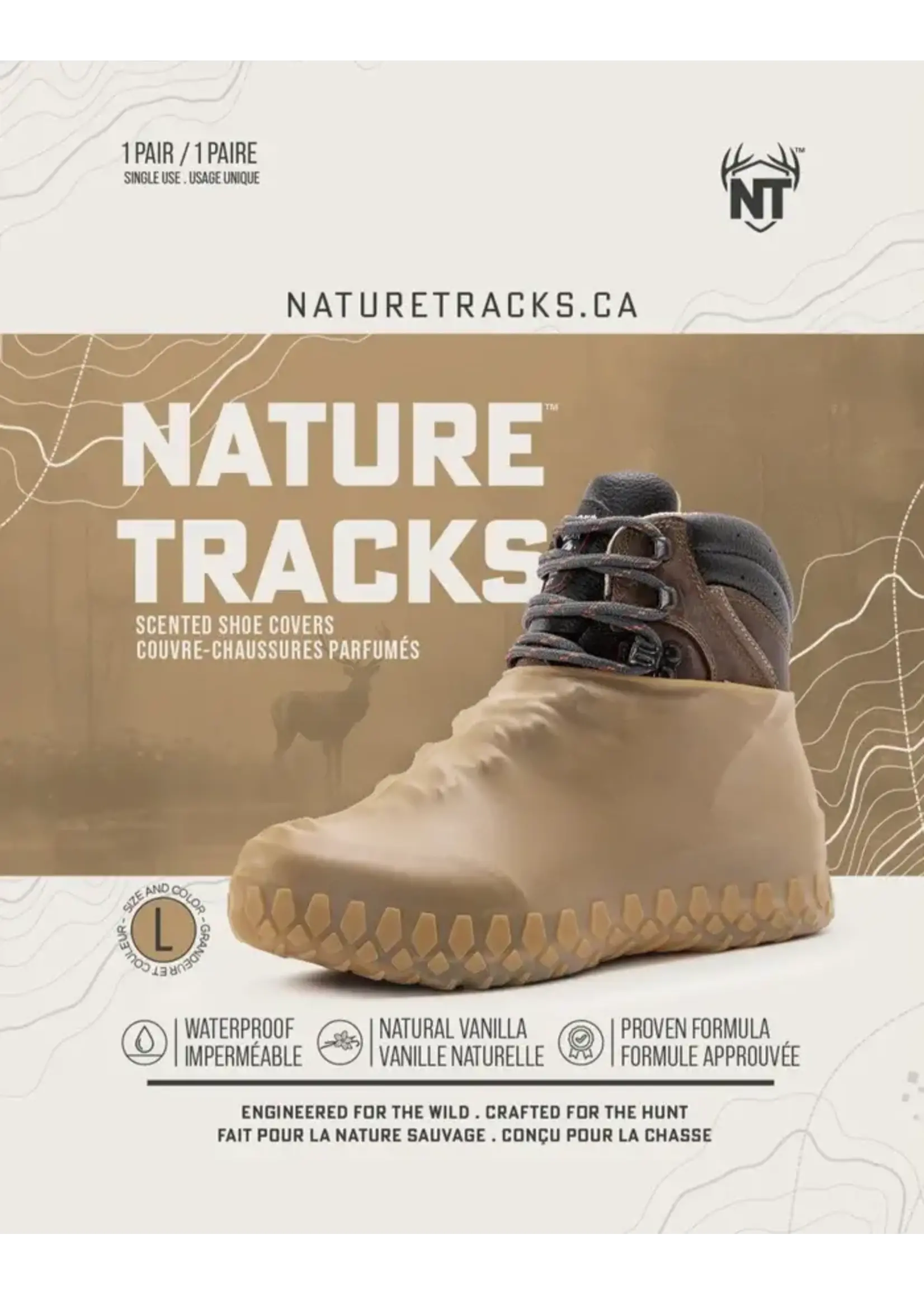 Nature Tracks Couvre-chaussures en caoutchouc parfumés Nature Tracks : vanille, anis et non parfumés