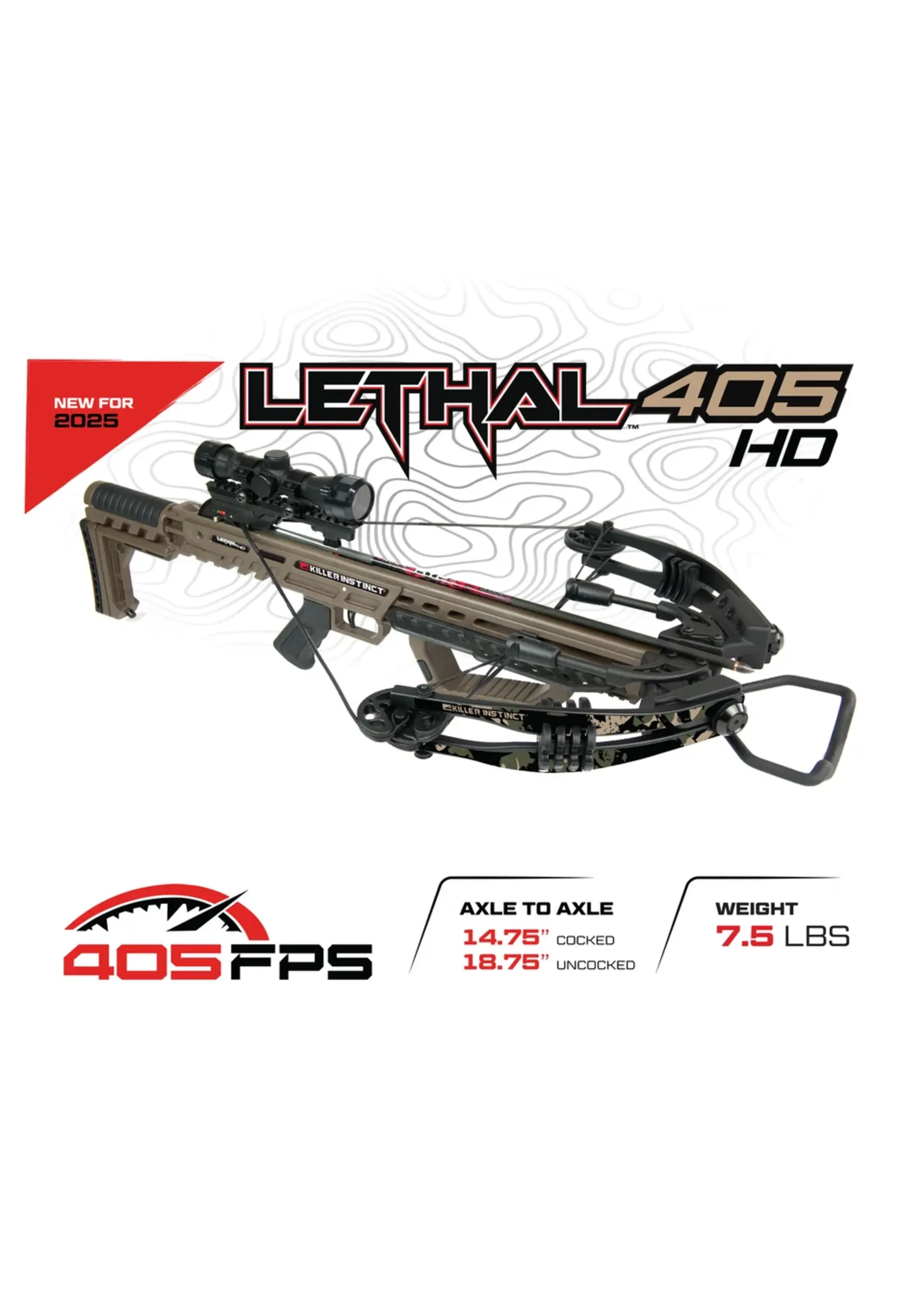 killer instinct arbalète lethal 405 hd