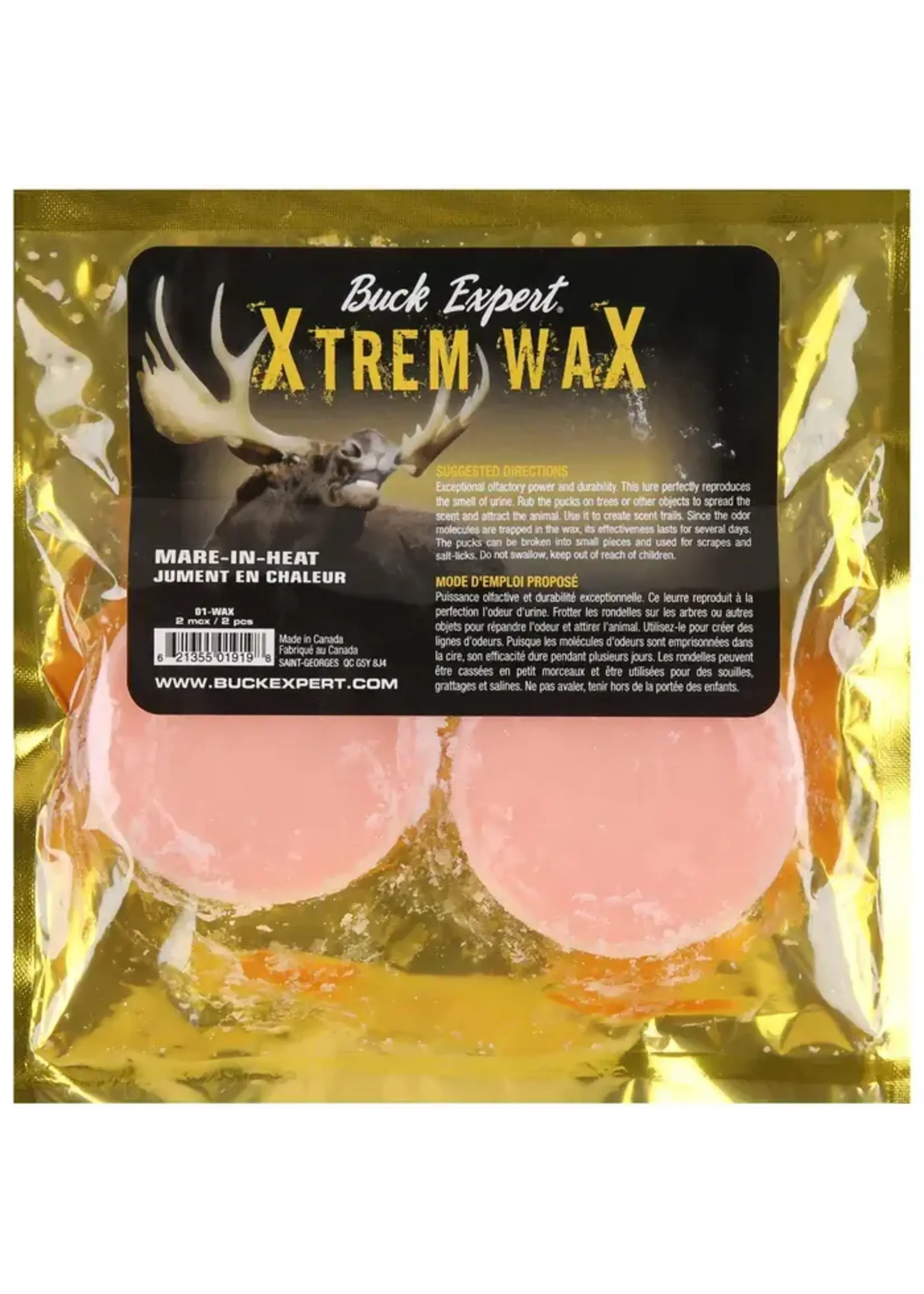 Buck Expert X-Trem Wax Moose Synthetic Urine - Mare In Heat